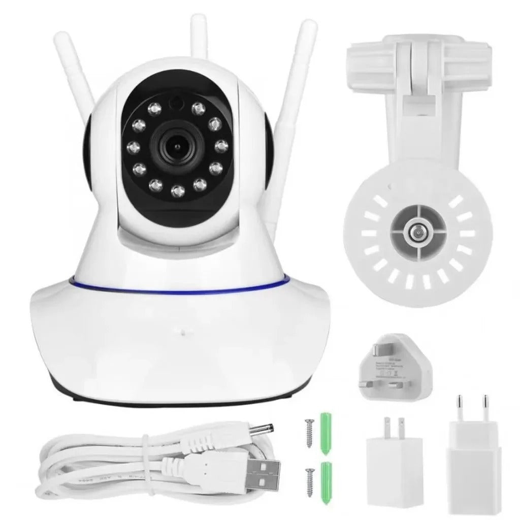 "Kit Cámara 3 Antenas + Micro SD 64 GB - ¡Tecnología de Alta Calidad para tu Seguridad!" ENVÍO GRATIS