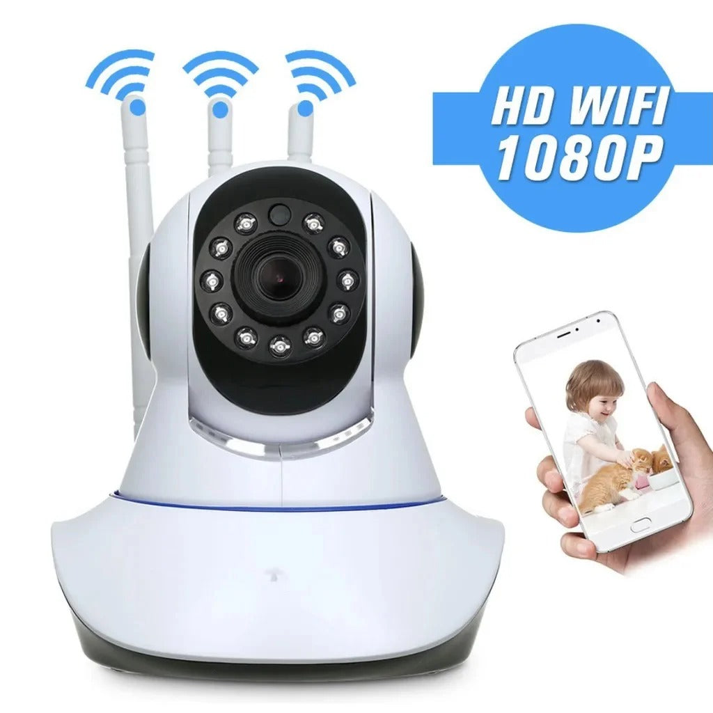 "Kit Cámara 3 Antenas + Micro SD 64 GB - ¡Tecnología de Alta Calidad para tu Seguridad!" ENVÍO GRATIS